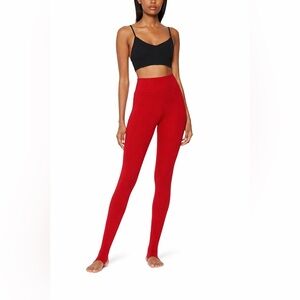 Live The Process - Ballet high-rise leggings RED M